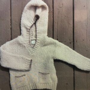Cozy Cream Kids' Hooded Sweater